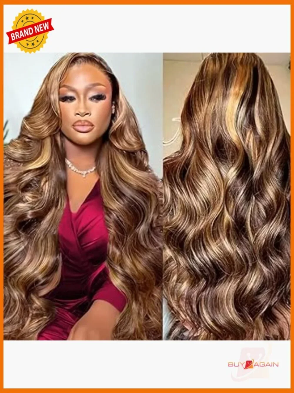 30 Inch Body Wave Lace Front Wig 220 Density Pre Plucked 13x6 HD Lace Wig Human